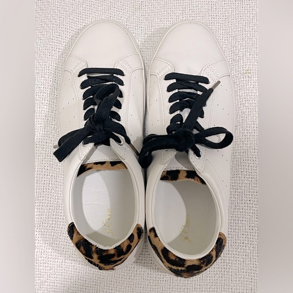 J.Crew like new worn once leather sneakers, size 9 - Picture 4 of 8